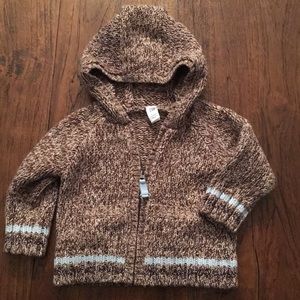 Baby GAP hooded sweater 3-6 mo